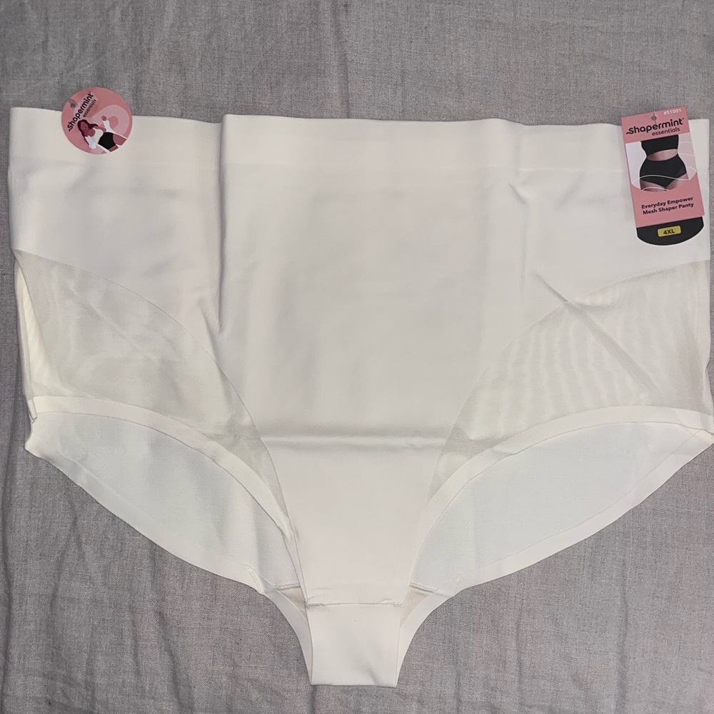 NWT Shapermint Chai Every Day Empower Mesh Shapewear 4XL
